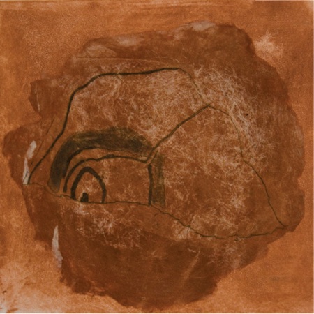 Pamela de Brí. "Rianta" Drypoint & etching with chine collé