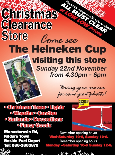 Heineken Cup comes to Kildare