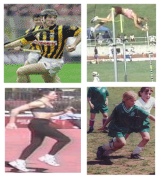 Athletics images - sprinting - pole vault - soccer - hurling