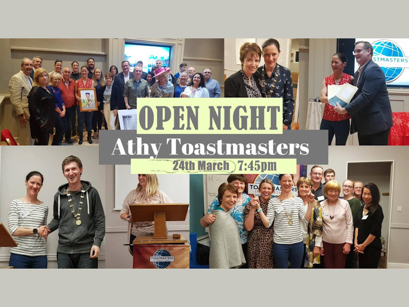 Athy Toastmasters Free Speech Evaluation Workshop