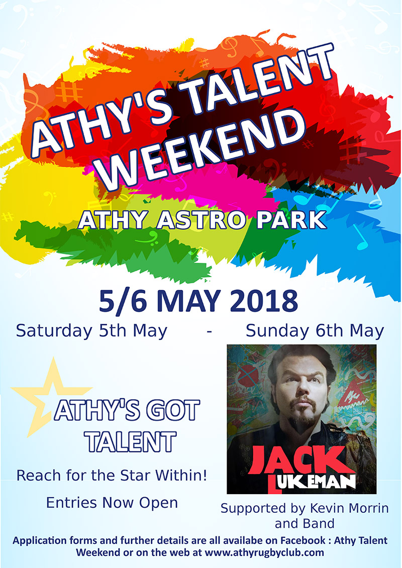 Athy's Got Talent Weekend Poster