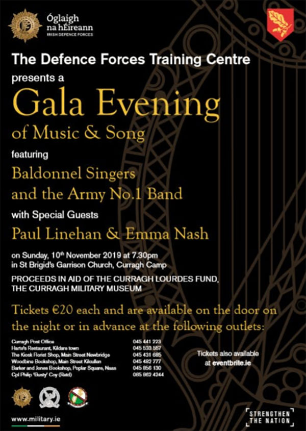 Defence Forces Training Centre GALA Evening of Music and Song 