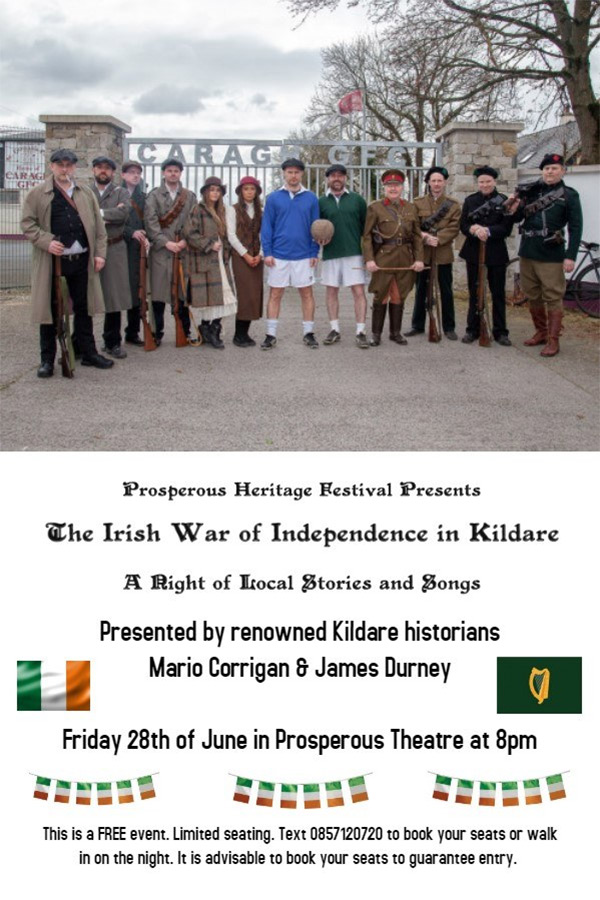Talk by James Durney and Mario Corrigan - The Irish War of Independence in Kildare 