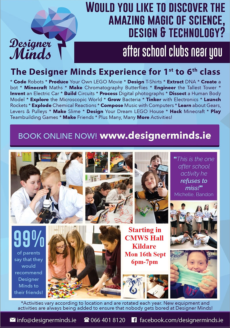 Designer Minds - Primary Science, Design, and Technology Clubs for Kids