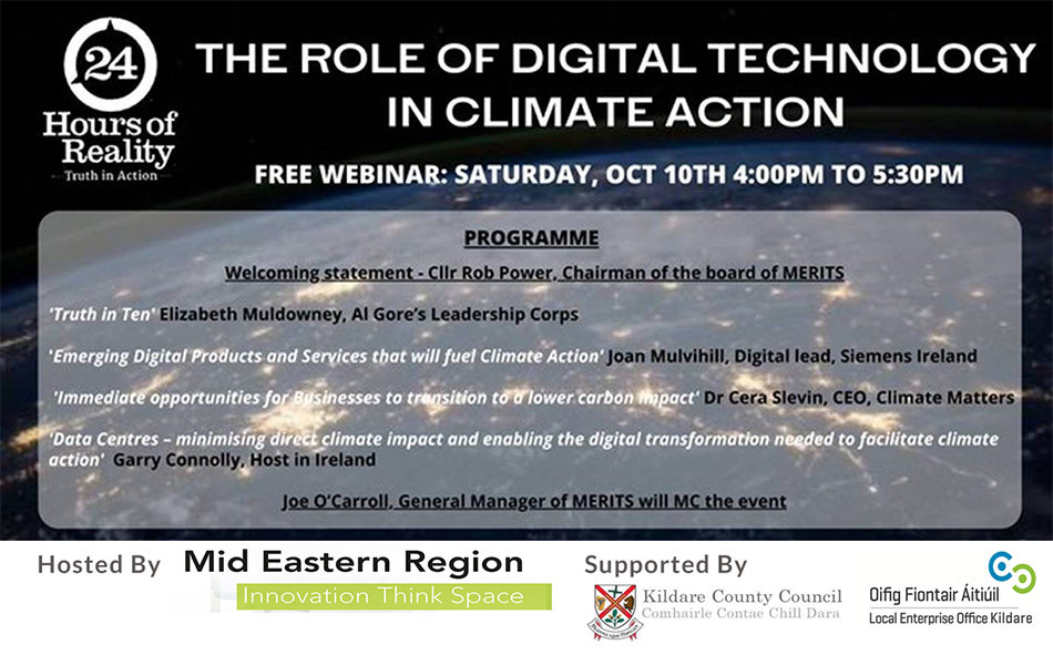 Free Webinar - The Role in Digital Technology of Climate Action