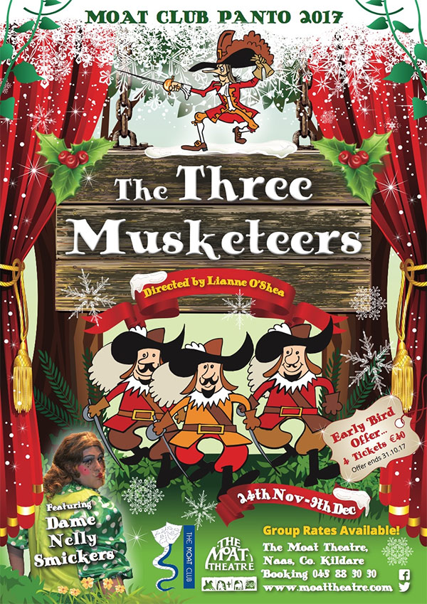 The Three Muskateers Panto at Moat Theatre