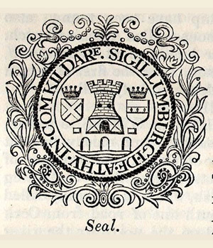 Athy Seal from Lewis's Topographical Dictionary 1837