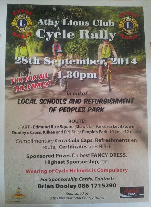 Athy Lions Club Cycle Rally