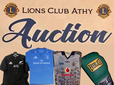 Athy Lions Club Charity Auction 