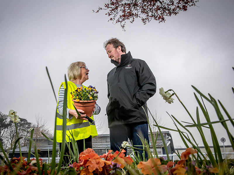 Naas Tidy Towns - Ian McGarry and Pat Clear