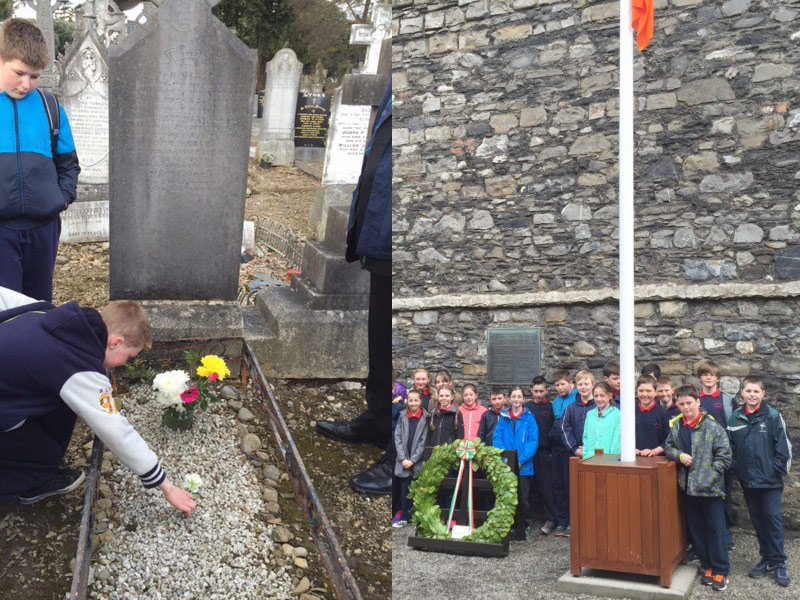 Kildare Students take first tour of 1916 children's graves
