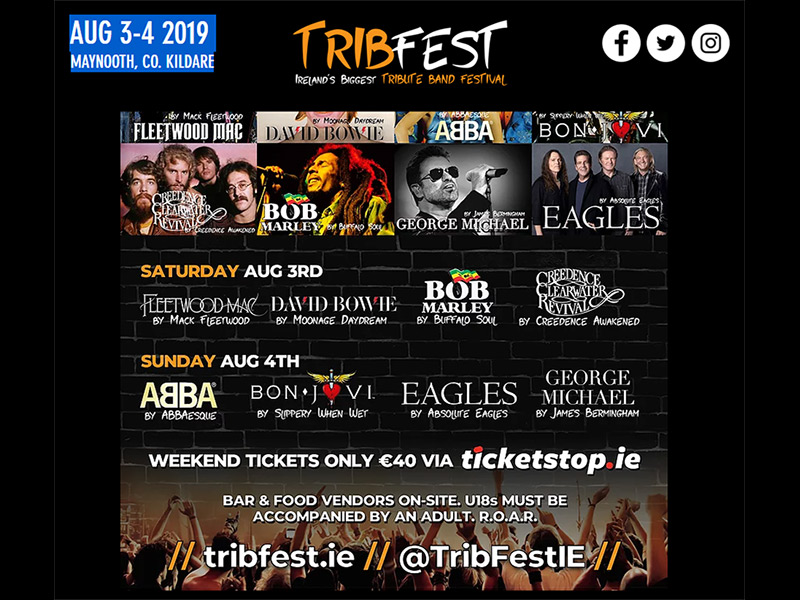 Tribfest - Tribute Band Festival Maynooth Kildare