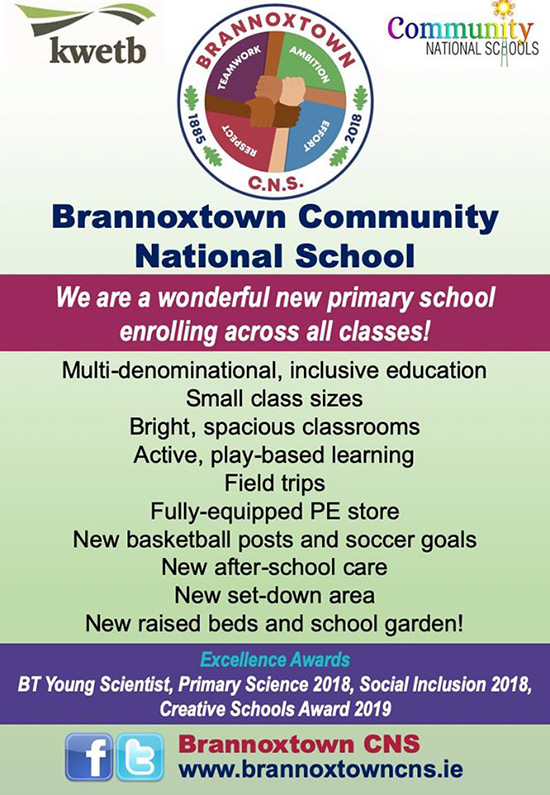Brannoxtown Community National School Now Enrolling