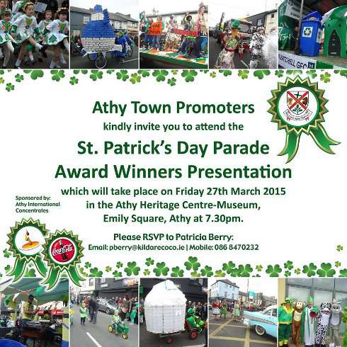 St Patricks Day Awards Night in Athy