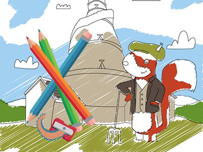 Get colouring in Kildare Heritage