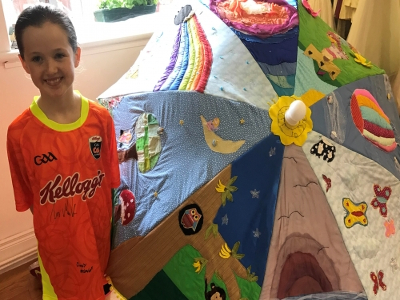 Artistic Fun with Fabric by kids from Creative Sewing, Rathangan