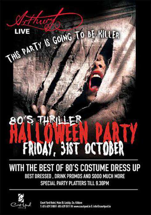 80s Thriller Halloween Party